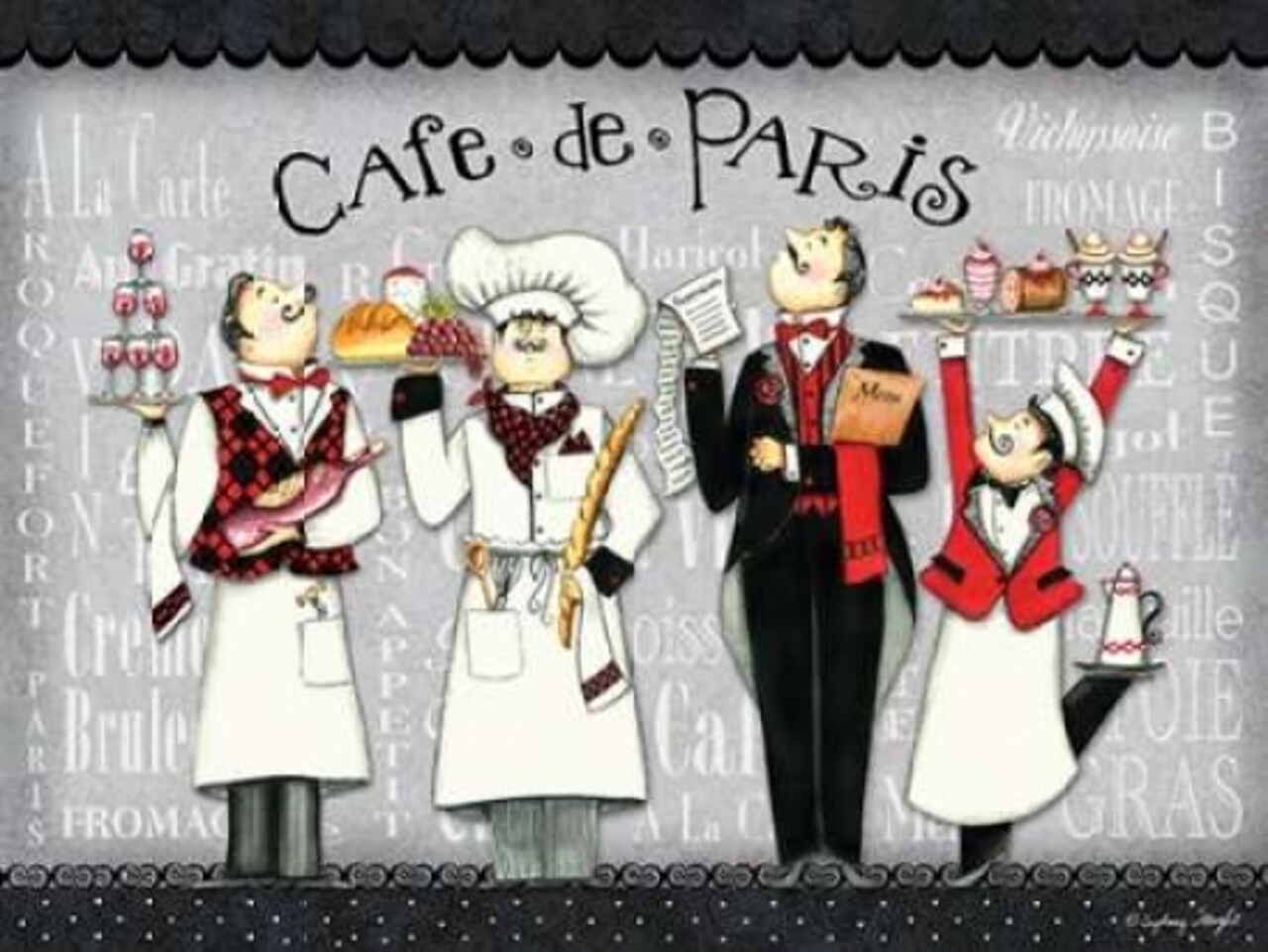 French Chefs Poster Print by Sydney Wright - Item # VARPDXWRT104